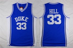 Maillot De Basket NCAA Duke University Grant Hill 33 Bleu